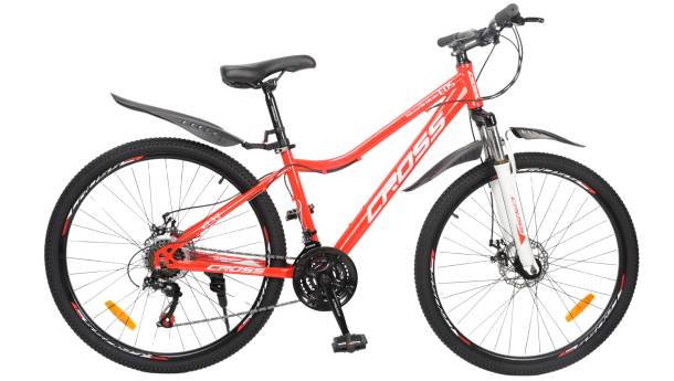 Фотография Велосипед CROSS EOS 27.5", размер S рама 15" (2022), Красный